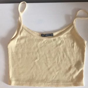 Brandy Melville yellow tank top